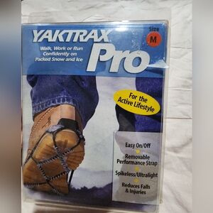 YaktraxPro Heavy Duty Traction Device for Walking Hiking & Working Size M